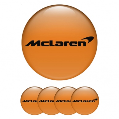 Mclaren Emblem for Wheel Center Caps Orange Edition