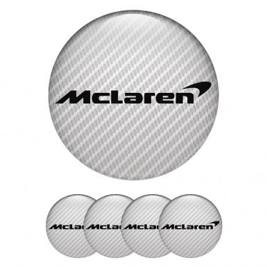 Mclaren Emblem for Wheel Center Caps Light Carbon Edition