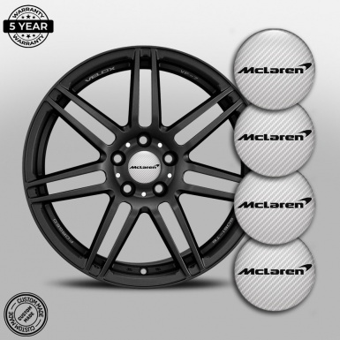 Mclaren Emblem for Wheel Center Caps Light Carbon Edition