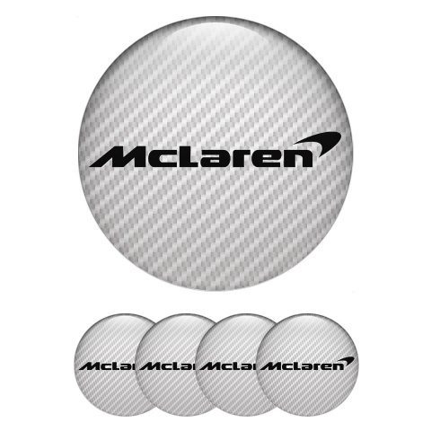 Mclaren Emblem for Wheel Center Caps Light Carbon Edition