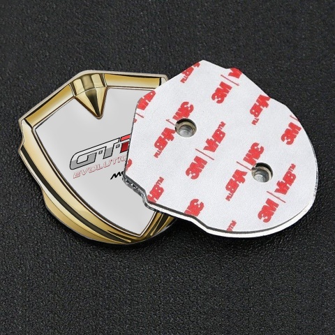 Mclaren GTR Domed Emblem Badge Gold Grey Print Evolution Edition