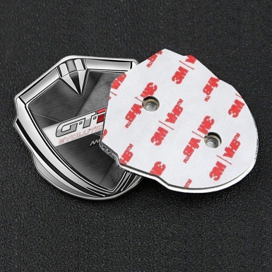 Mclaren GTR Emblem Metal Badge Silver Brazed Surface Evolution Design