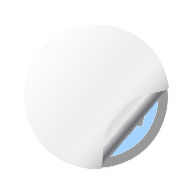 MSW Center Caps Wheel Emblem Blue Base Black Ring Logo