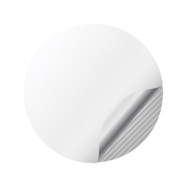 Rover Domed Stickers for Wheel Center Caps Light Carbon Classic Logo