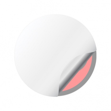 OZ Wheel Emblem for Center Caps Red Base Black Ring Logo Edition