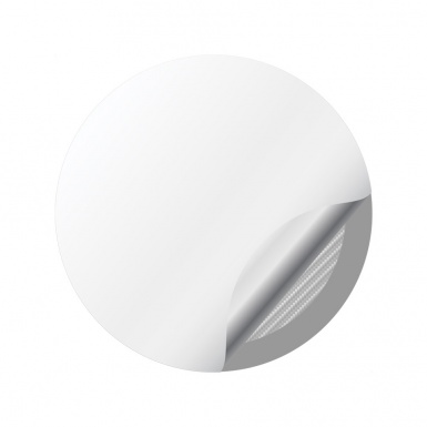 OZ Emblem for Wheel Center Caps Light Carbon Base Black Ring Logo