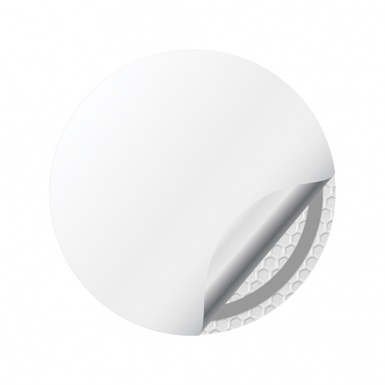 OZ Emblems for Center Wheel Caps Honeycomb Base White Ring Logo