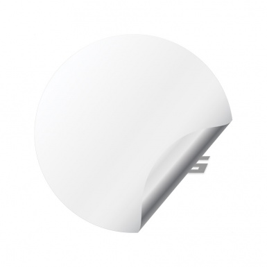 Skull Racing Racing Wheel Emblem for Center Caps White Base Red Logo
