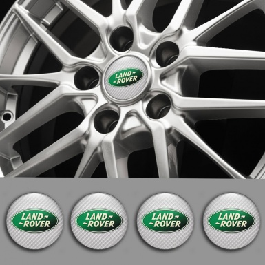 Land Rover Wheel Emblems for Center Caps Light Carbon Edition
