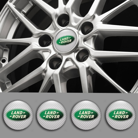 Land Rover Wheel Emblems for Center Caps Light Carbon Edition
