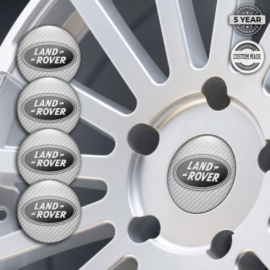 Land Rover Emblem for Wheel Center Caps Light Carbon Monochrome Logo