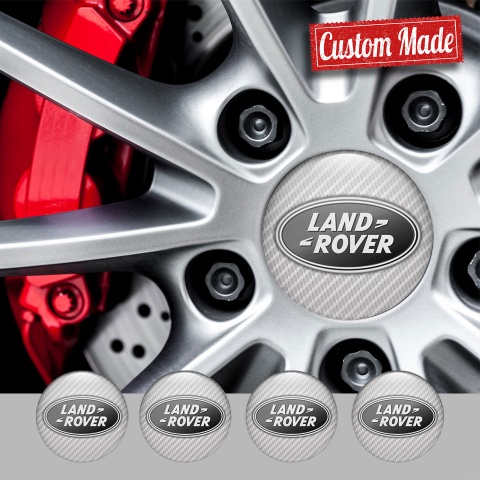 Land Rover Emblem for Wheel Center Caps Light Carbon Monochrome Logo