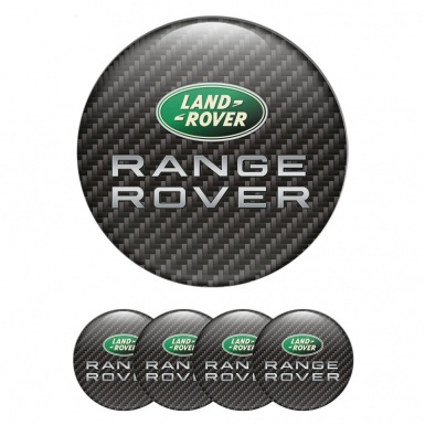 Land Rover Range Emblem for Wheel Center Caps Carbon Logo