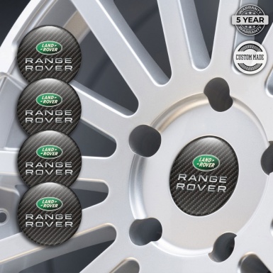 Land Rover Range Emblem for Wheel Center Caps Carbon Logo