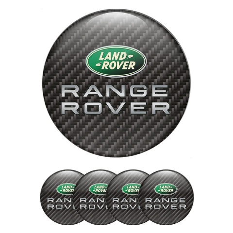 Land Rover Range Emblem for Wheel Center Caps Carbon Logo