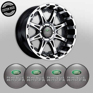 Land Rover Range Emblems for Wheel Center Caps Carbon Design