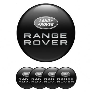 Land Rover Range Emblems for Wheel Center Caps Monochrome Design