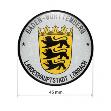 Aufkleber Lorrach Baden Wurttemberg Silikon Plakette