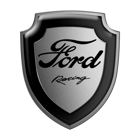 Ford Racing Silicone Sticker Metal effect