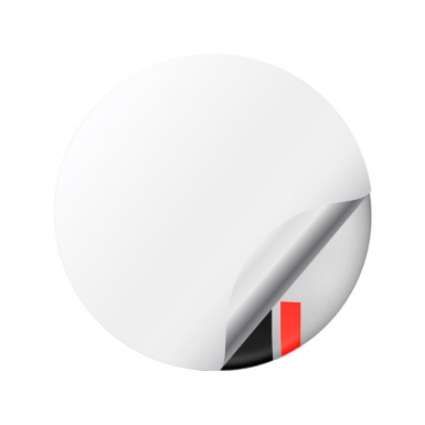 Ford RS Silicone Stickers Black Red Logo