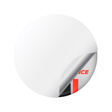 Ford Performance Silicone Stickers Black Ring Logo