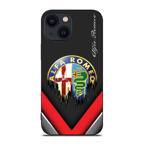Alfa Romeo Case for Iphone with Watercolor Logo Melted Design