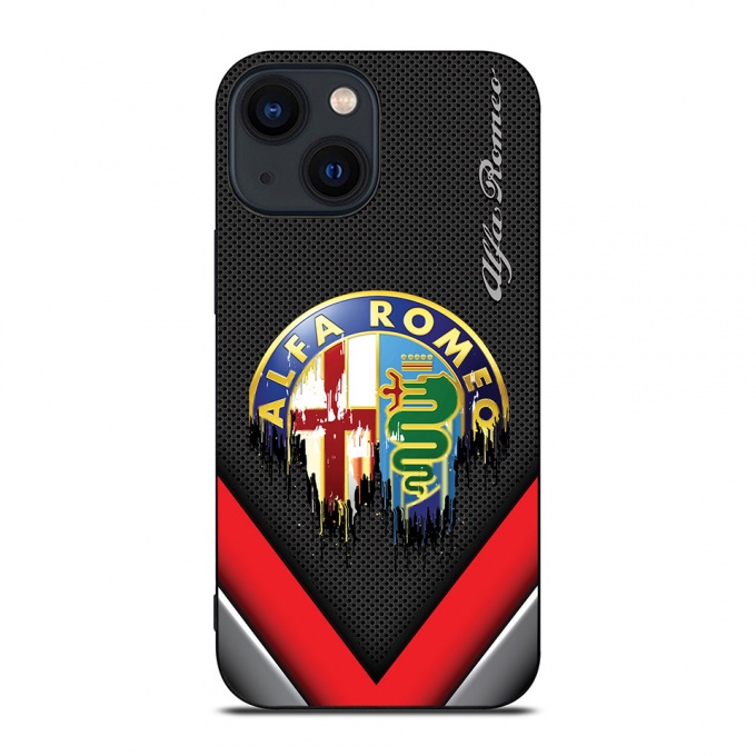 Alfa Romeo Case for Iphone with Watercolor Logo Melted Design
