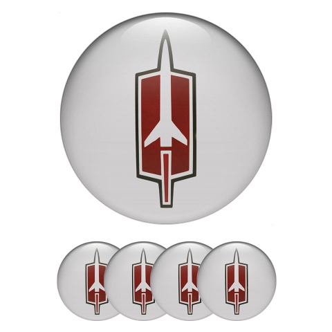 Oldsmobile Silicone Emblems for Wheel Center Caps Grey
