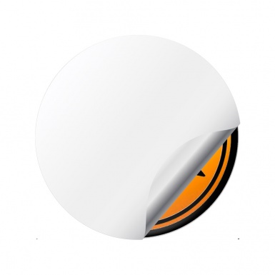 Yamaha Silicone Stickers Dark Metallic Orange