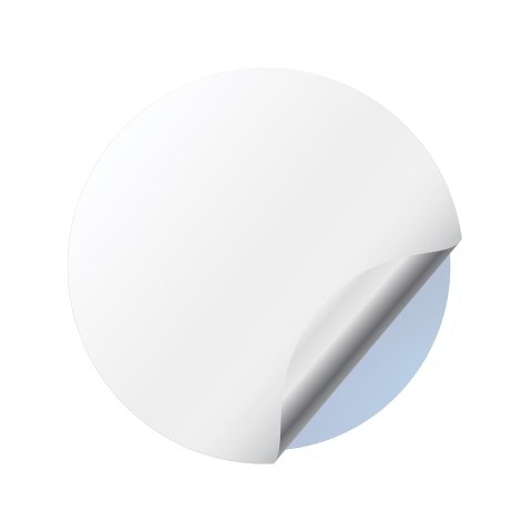 BMW Silicone Stickers Wheel Cap Blue Gradient