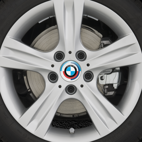BMW Silicone Stickers Wheel Cap New Old Vision