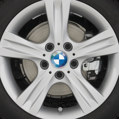 BMW Silicone Stickers Wheel Cap New Blue Style