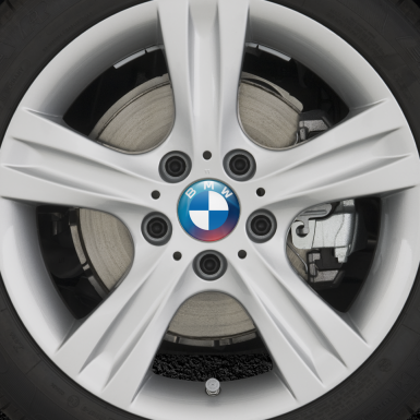BMW Emblems for Wheel Caps New Blue Logo