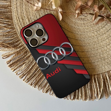 Audi full coverage iPhone case with comfortable grip