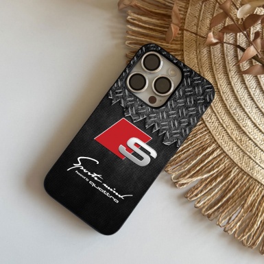 Audi iPhone case black quattro 2