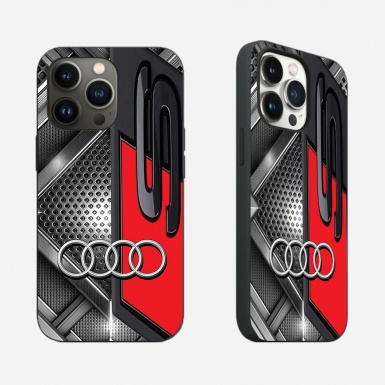 Audi case iPhone with 3D design with S line brand