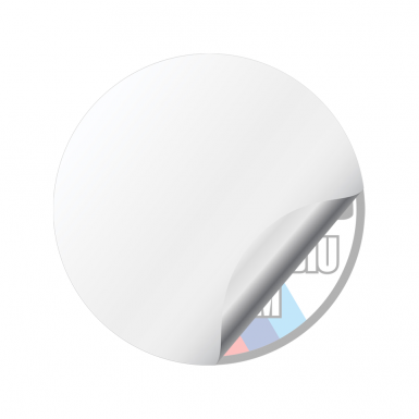 BMW E30 Silicone Stickers Wheel Cap Ultimate Machine White