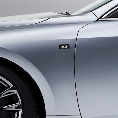 VW R Line Domed Emblem Classic Logo Edition