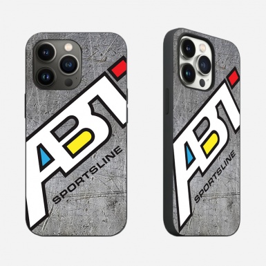 ABT gray silicone case for iPhone Sportsline with logo 042