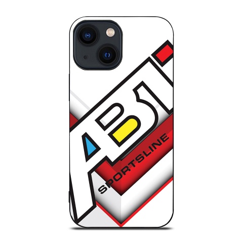 ABT Sportsline white with red phone case with logo 044