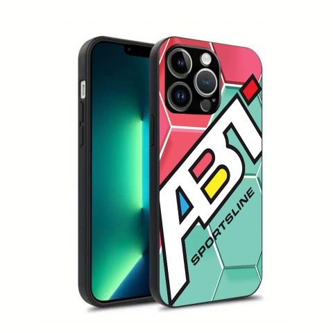 ABT phone case iPhone pink and green Sportsline 047