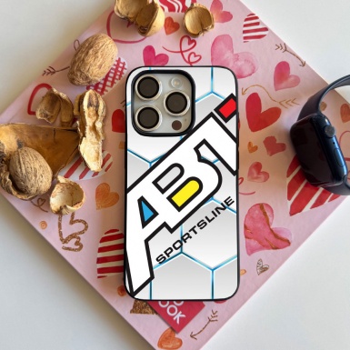 ABT silicone phone case white honeycomb Sportline 048