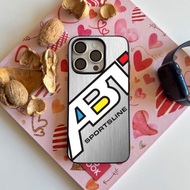 ABT phone case background gray with logo Sportsline 051