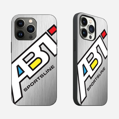 ABT phone case background gray with logo Sportsline 051