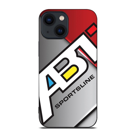 ABT gray and red iPhone phone case with Sportline logo 053
