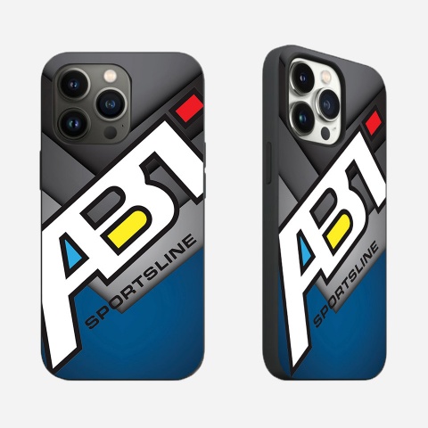 ABT blue and gray iPhone case with Sportline logo 056 