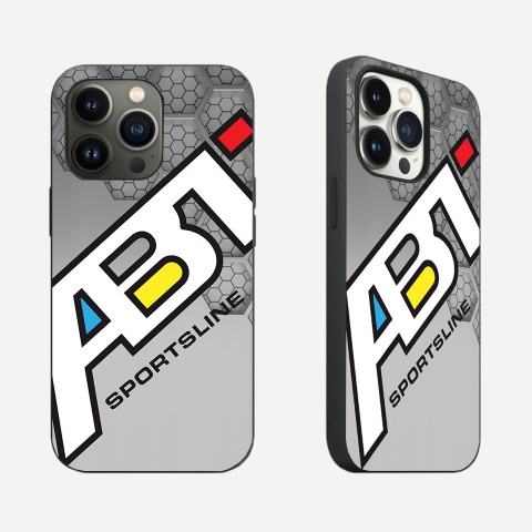 ABT phone case for iPhone gray with honeycomb elements Sportline 057