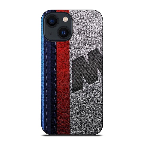 BMW silicone case for iPhone design imitation leather 001