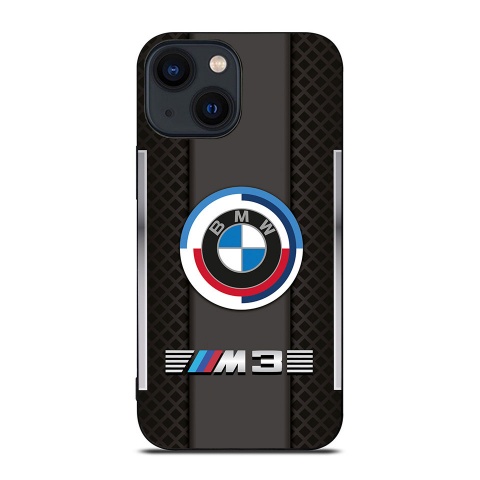 BMW M3 phone case for iPhone black with elements and logo 003