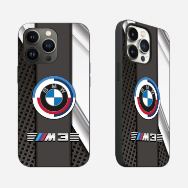 BMW M3 design white gray with center logo 010